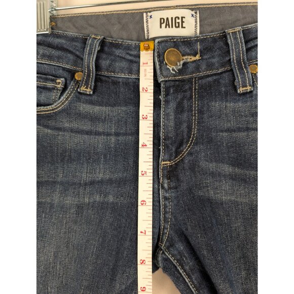 Paige Jeans Women's Size 24 Blue Jimmy Jimmy Skinny Dark Wash - Picture 7 of 11